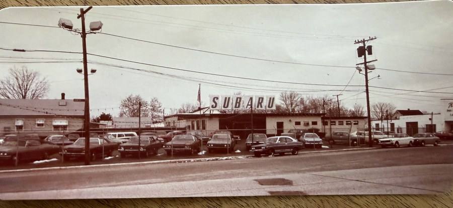 The Beau Motors Subaru lot