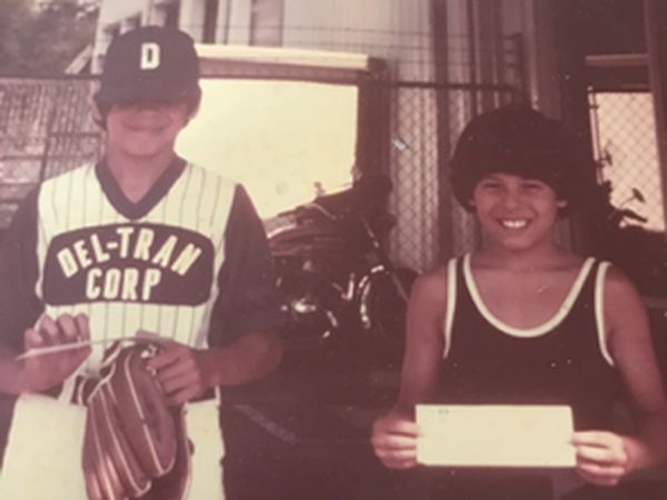 Jeffrey Beauregard as a boy in DeLand, Florida, with his brother